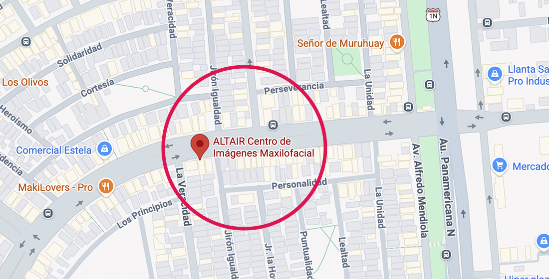 Mapa de ubicación ALTAIR Los Olivos